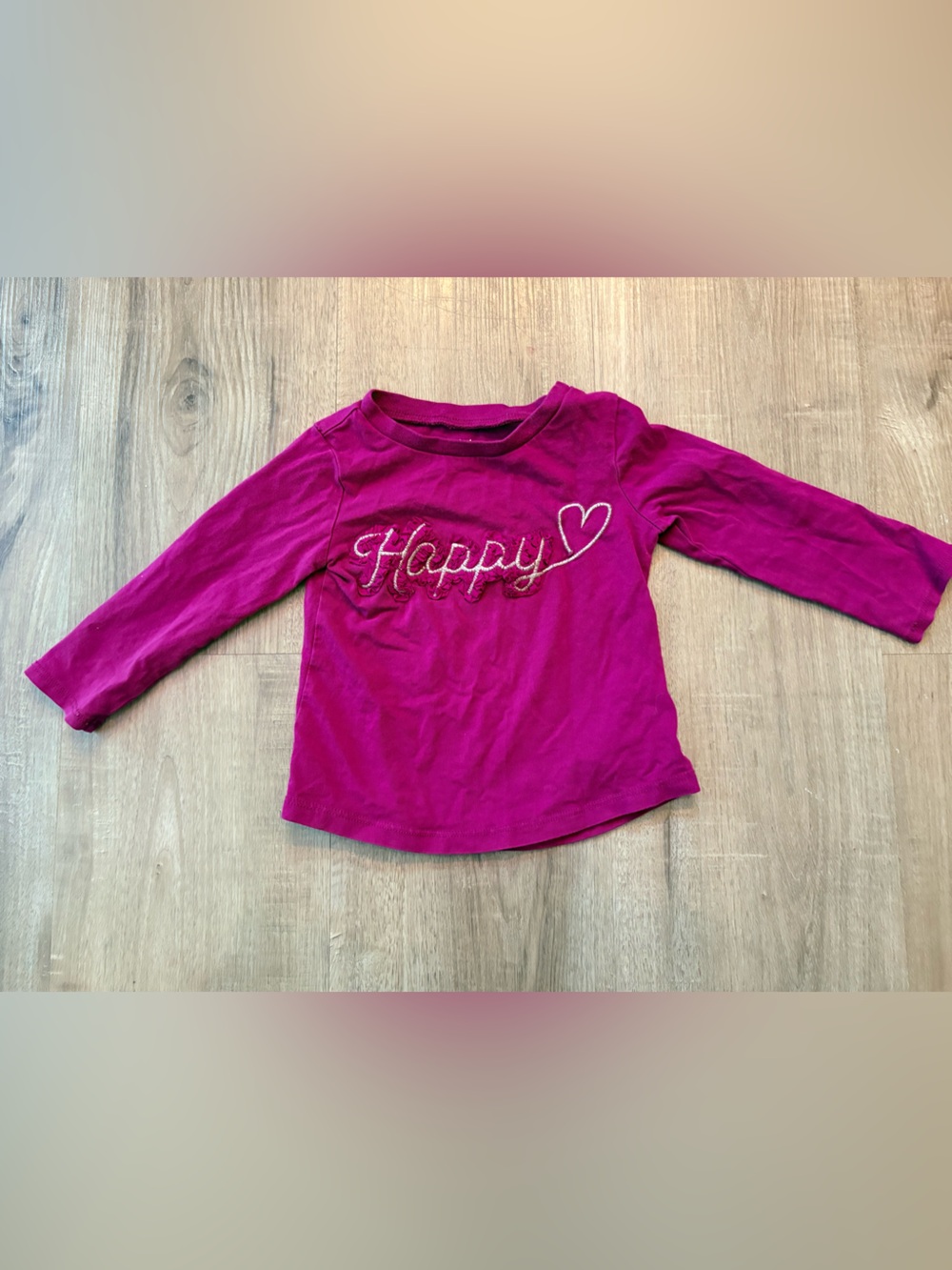 🌺10/$20 Happy Heart Long-Sleeve Top